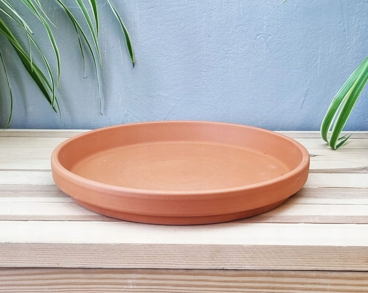 Podstawka gliniana pod doniczkę TERAKOTA 28cm - spodek ceramiczny ceglany Stan opakowania oryginalne