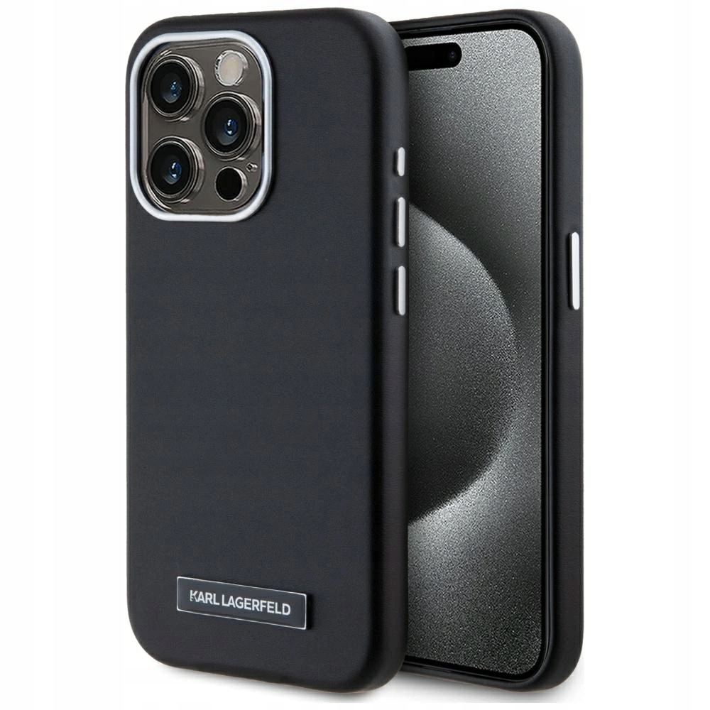 Pouzdro pro iPhone 15 Pro – Karl Lagerfeld, černé