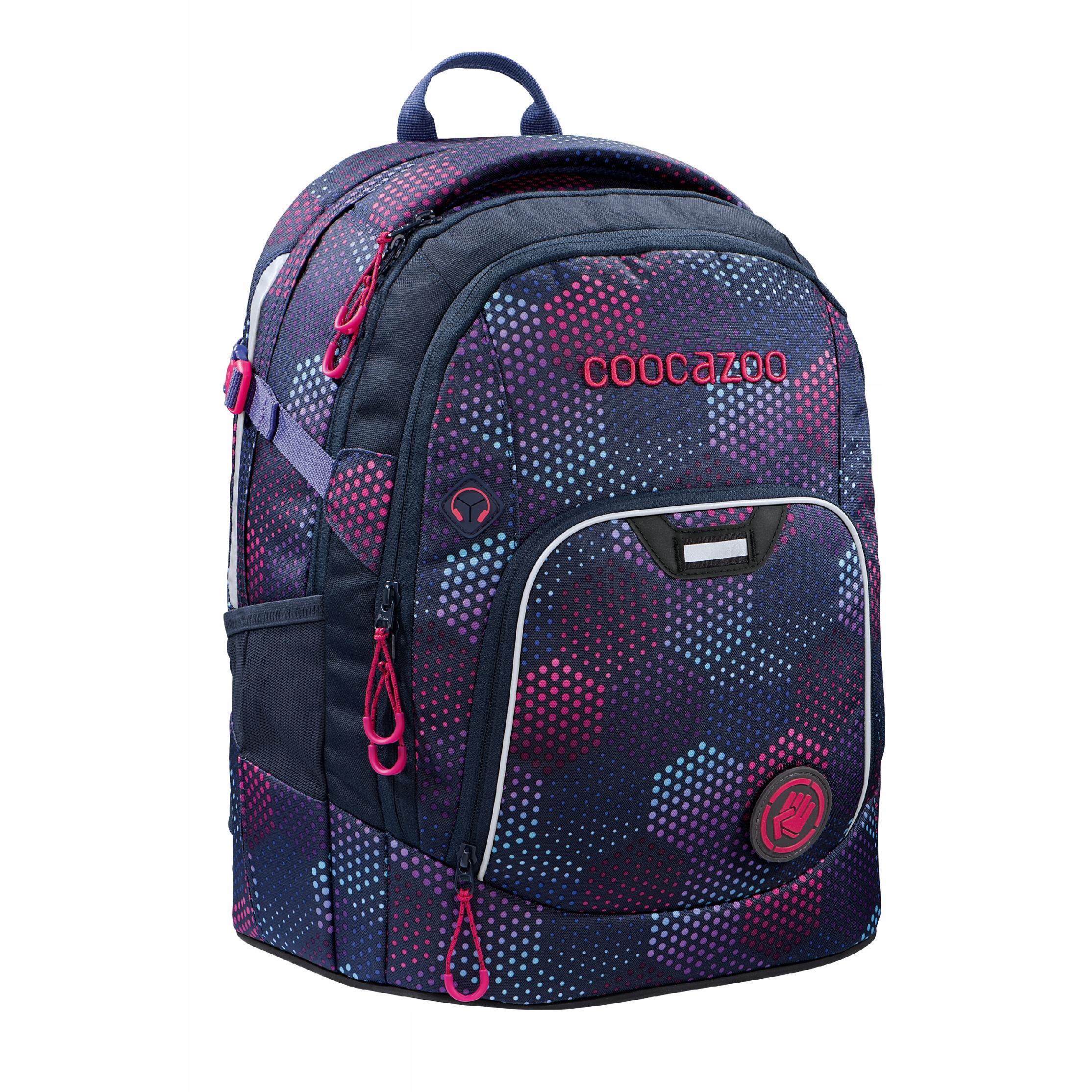 Coocazoo Plecak Szkolny Rayday Purple Illusion Ergonomiczny Młodzieżowy