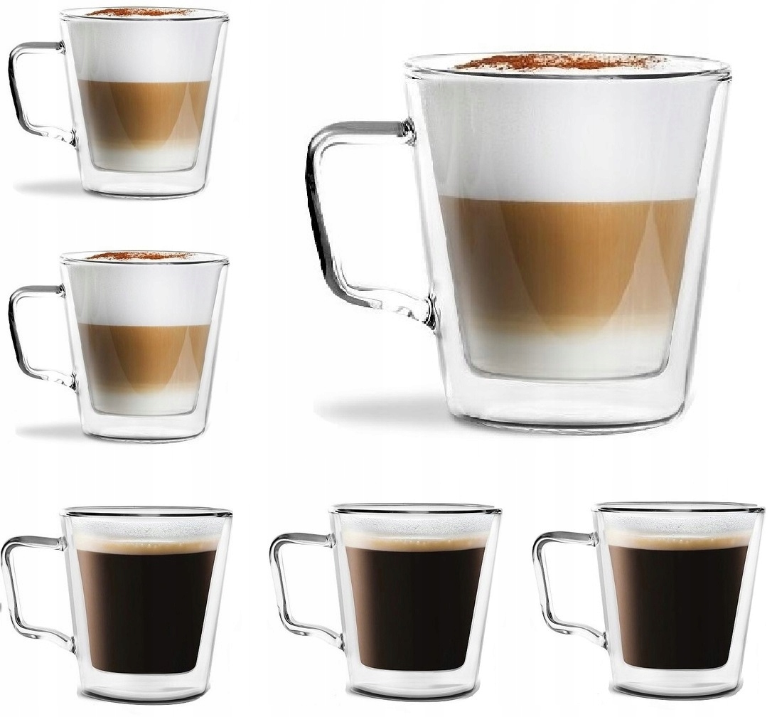 

Vialli Filiżanki Szklanki Kubki Herbaty Kawy Latte