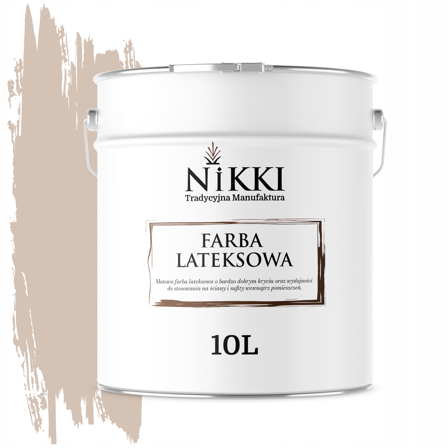 Latexová Farba Na Stenu Farba Svetlo Orechová H4952 10L Matná Na Steny