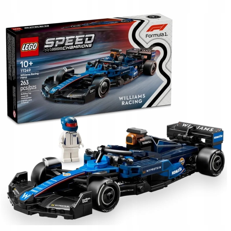 Lego Speed Champions Formule Williams Racing Auto FW46 Stavebnice 263 El