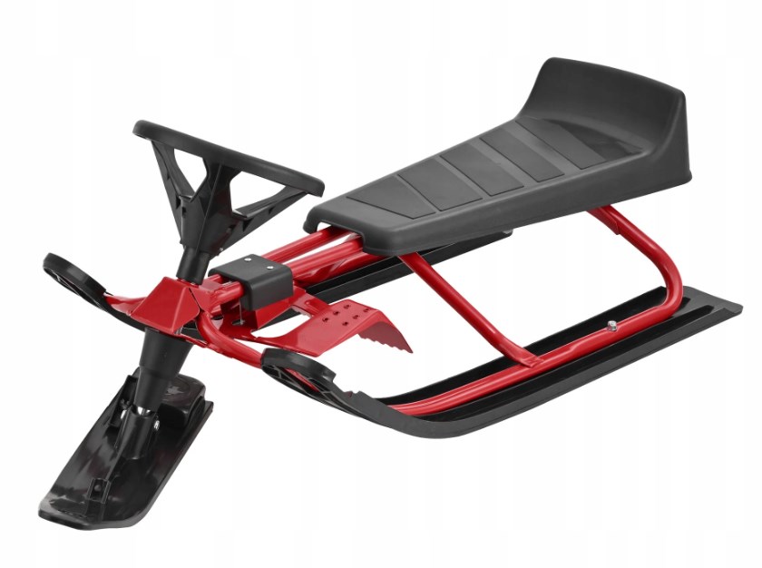 Metalowe Nartosanki Sanki Kayoba z hamulcem i kierownicą