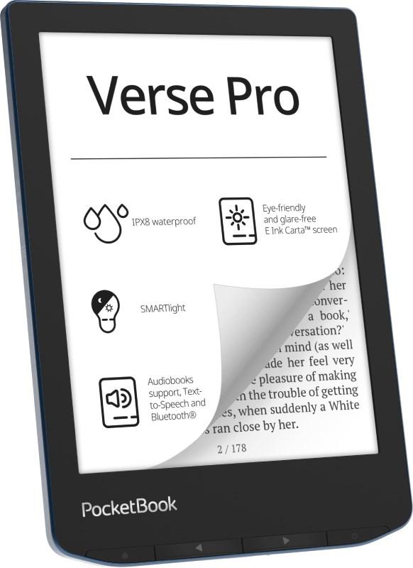 Ebook PocketBook Verse Pro 634 6'' 16GB Wi-Fi Azure Blue