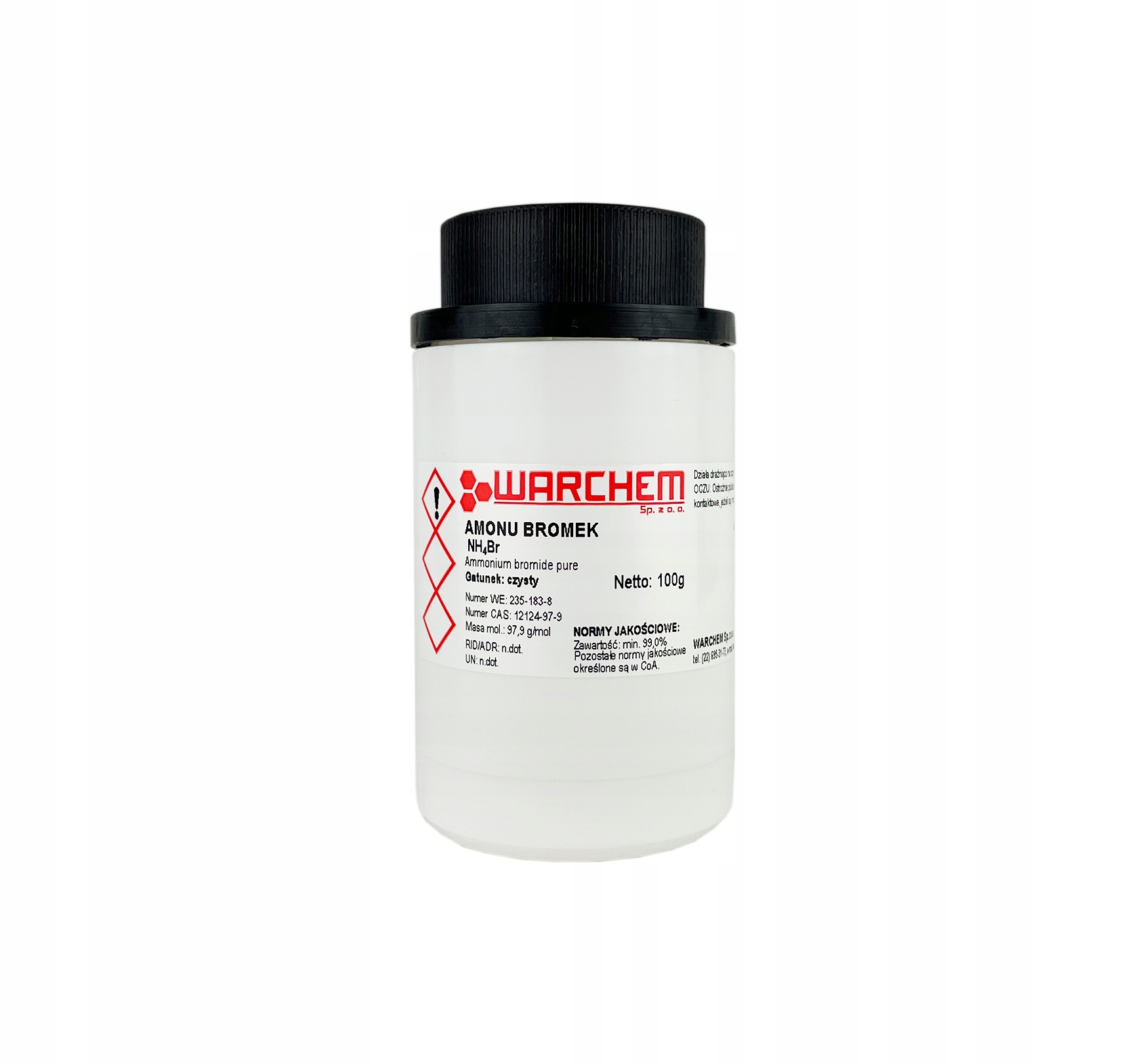 

Bromek Amonu czysty 100g Warchem