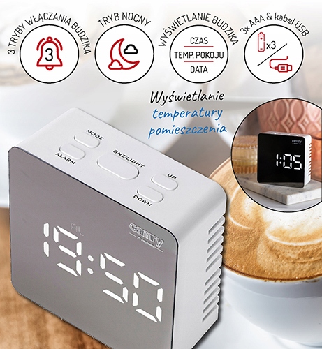 Budzik zegar LED Camry CR 1150w Kod producenta CR 1150w