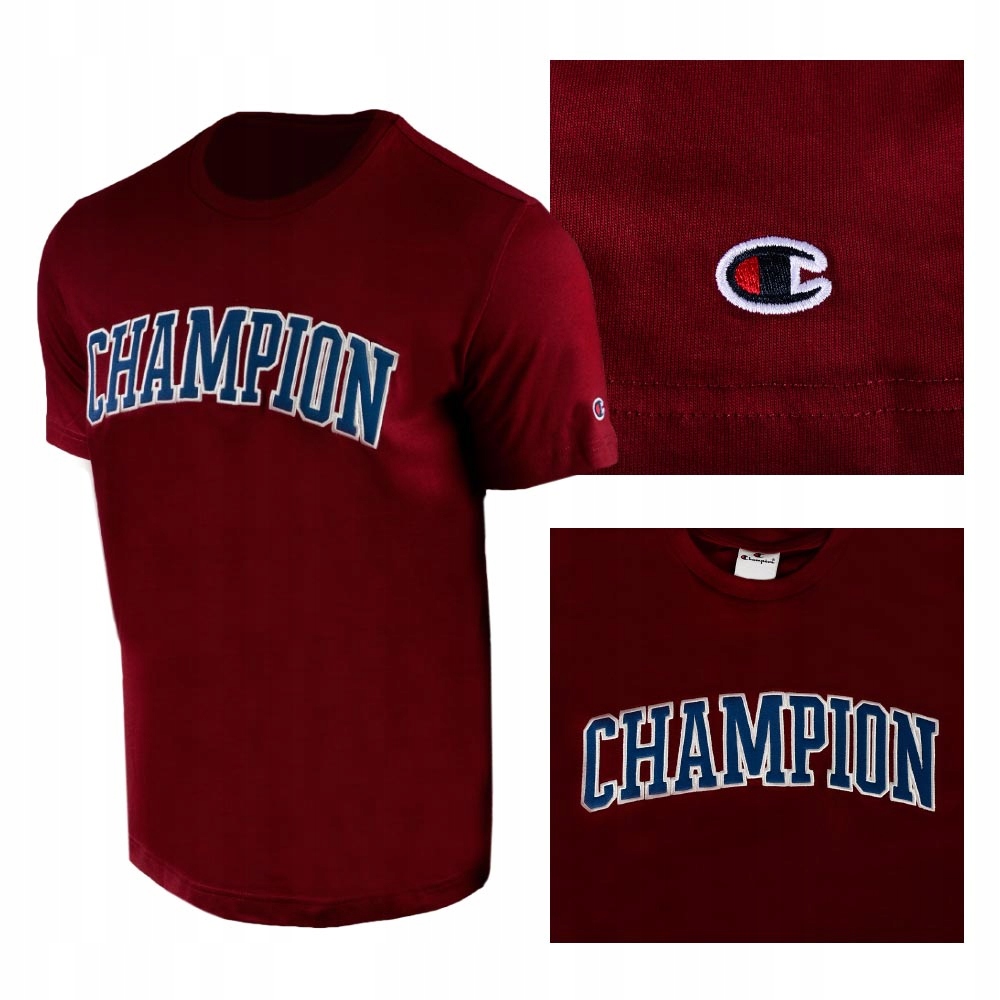 

Champion Koszulka Męska 217882 Bordowa XL