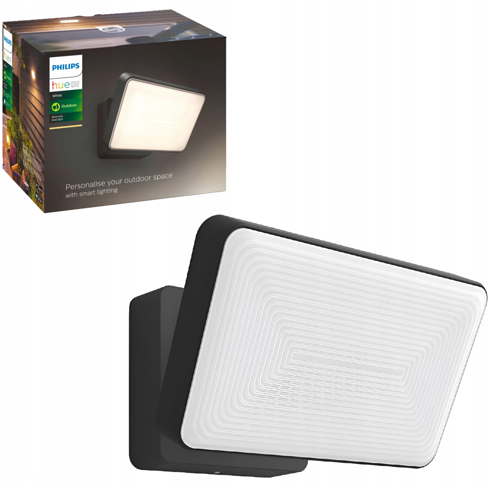 Vonkajší Led reflektor Záhradná lampa Welcome 20,5W IP44 Philips Hue