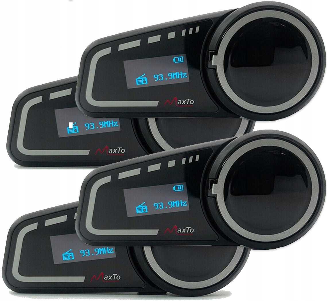 Интерком для МОТОЦИКЛОВMAXTO M2C GOLD польский голос за кадром