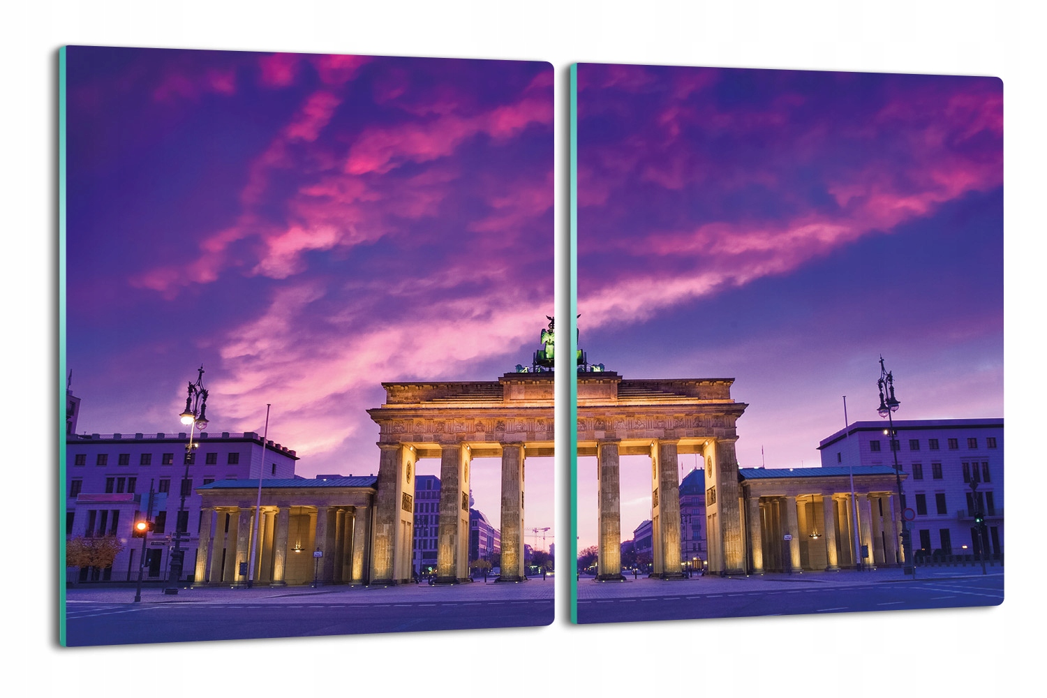 

osłona na indukcję 2x 40x52 Brama brandenburska