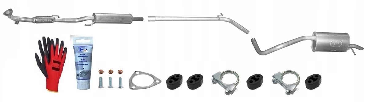 Vw Fox 1.2i 40-44kW (2005-12/2011) sada tlumičů výfuku bonus