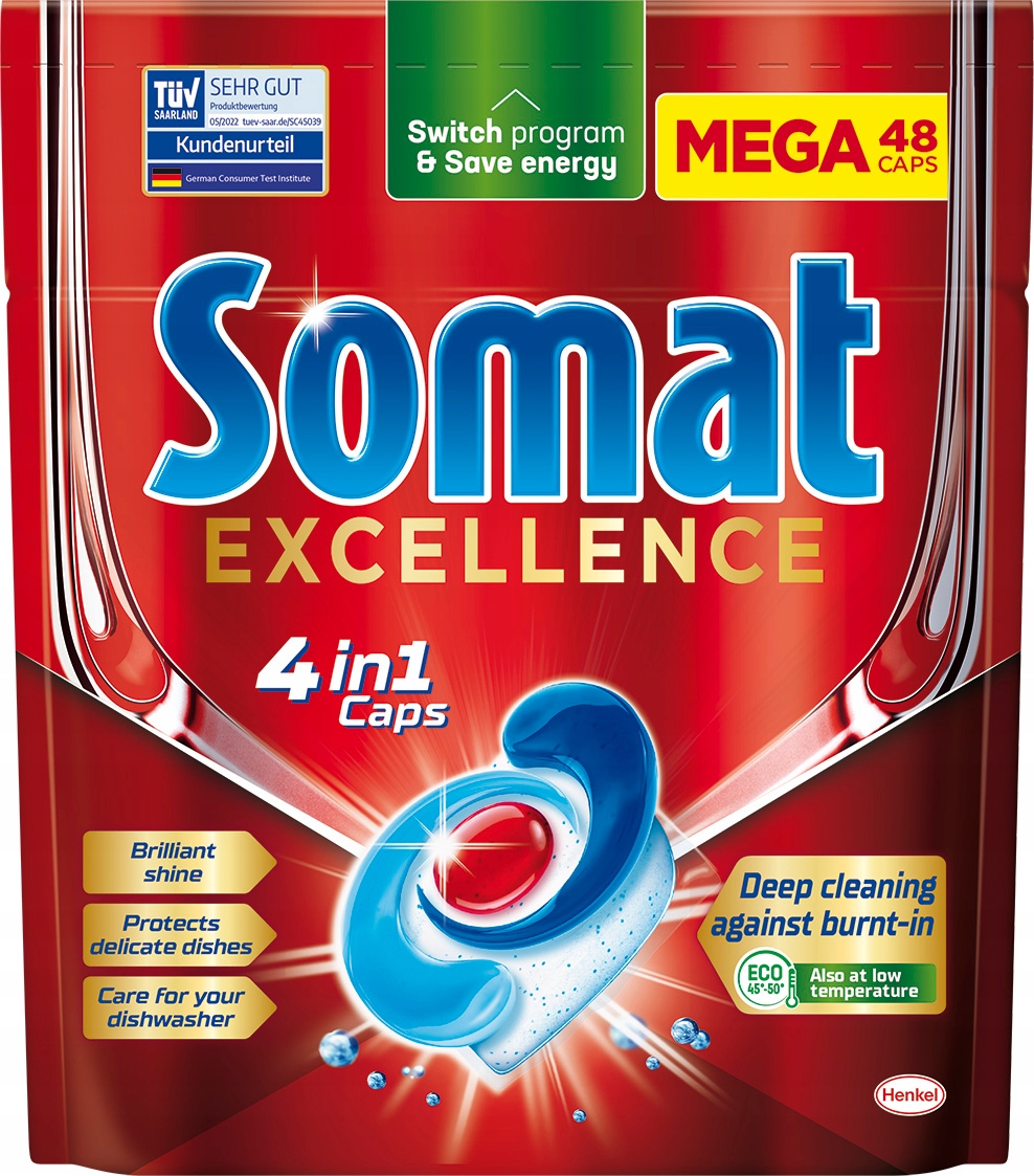 

Kapsułki do zmywarki Somat Excellence 4w1 48szt