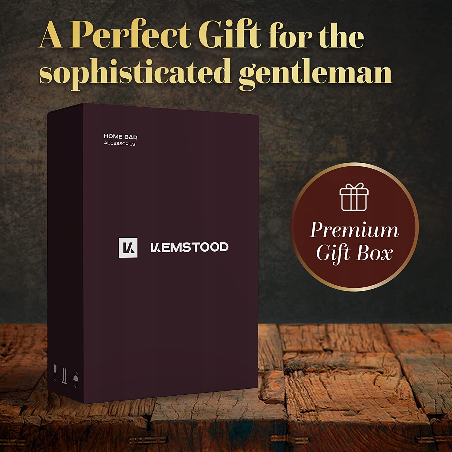 ELEGANCKA KARAFKA DO WHISKY ZESTAW PREZENT WHISKEY Marka inna