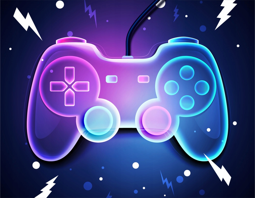 Koc Gamer Neon polarowy 100x140cm