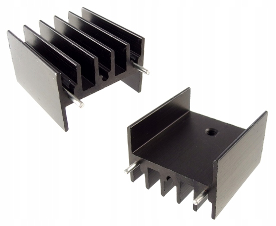 

Radiator Aluminiowy 25X24X17mm Czerniony