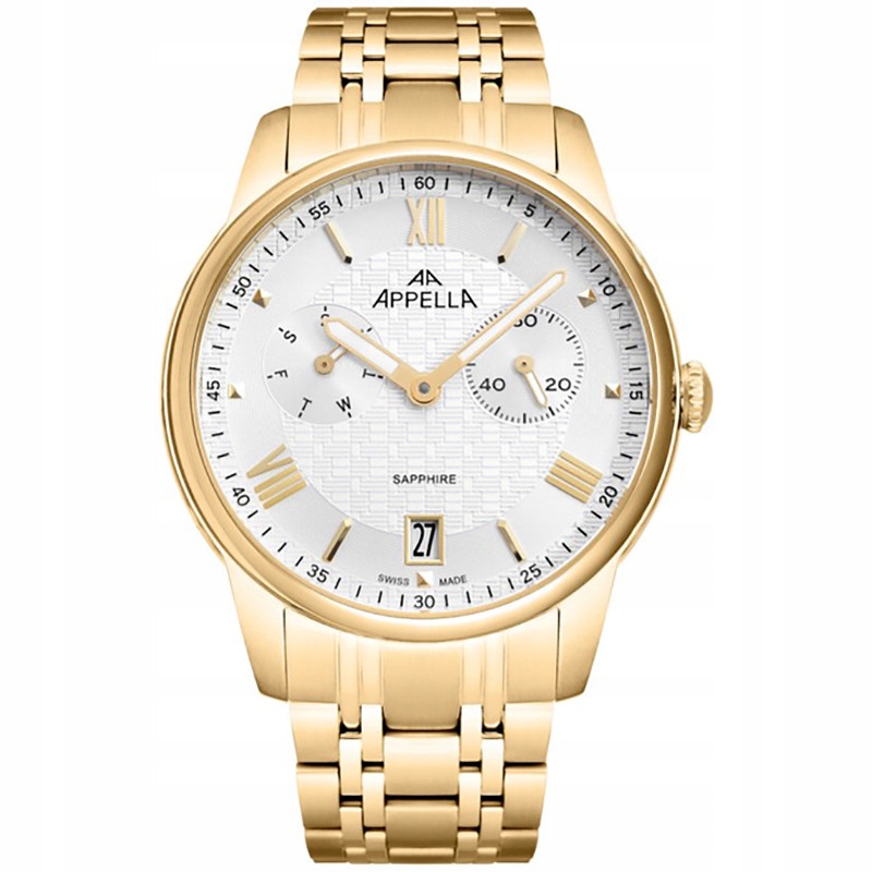 Pánské Hodinky Appella L70008.1163QF zlaté