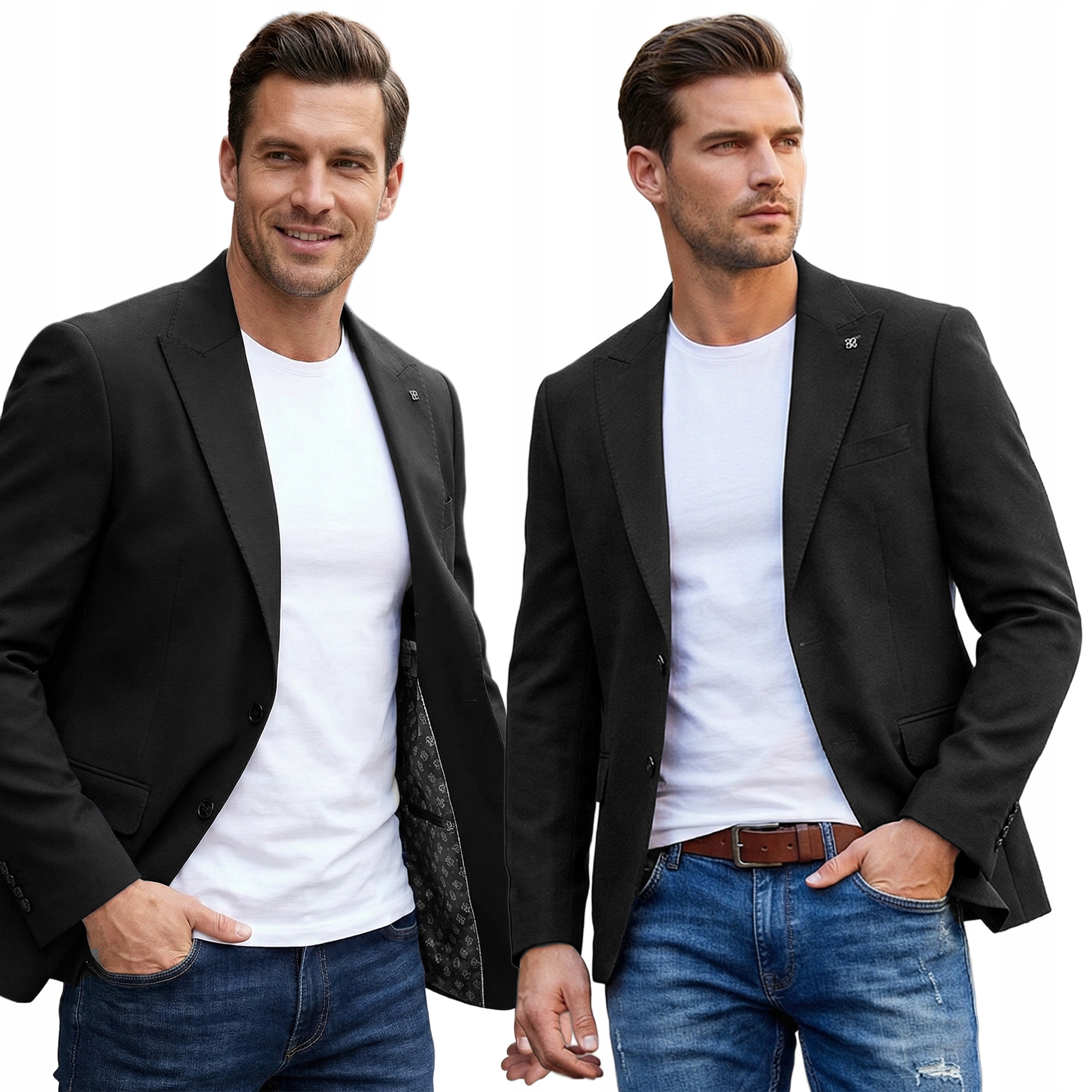 Sako Klasické Návštěvní Elegantní Neformální Bavlna