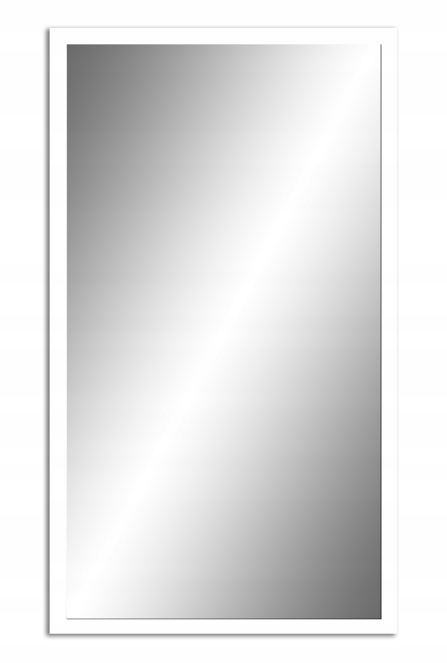 

Lustro 60x40 Białe lub Czarne w wąskiej ramie