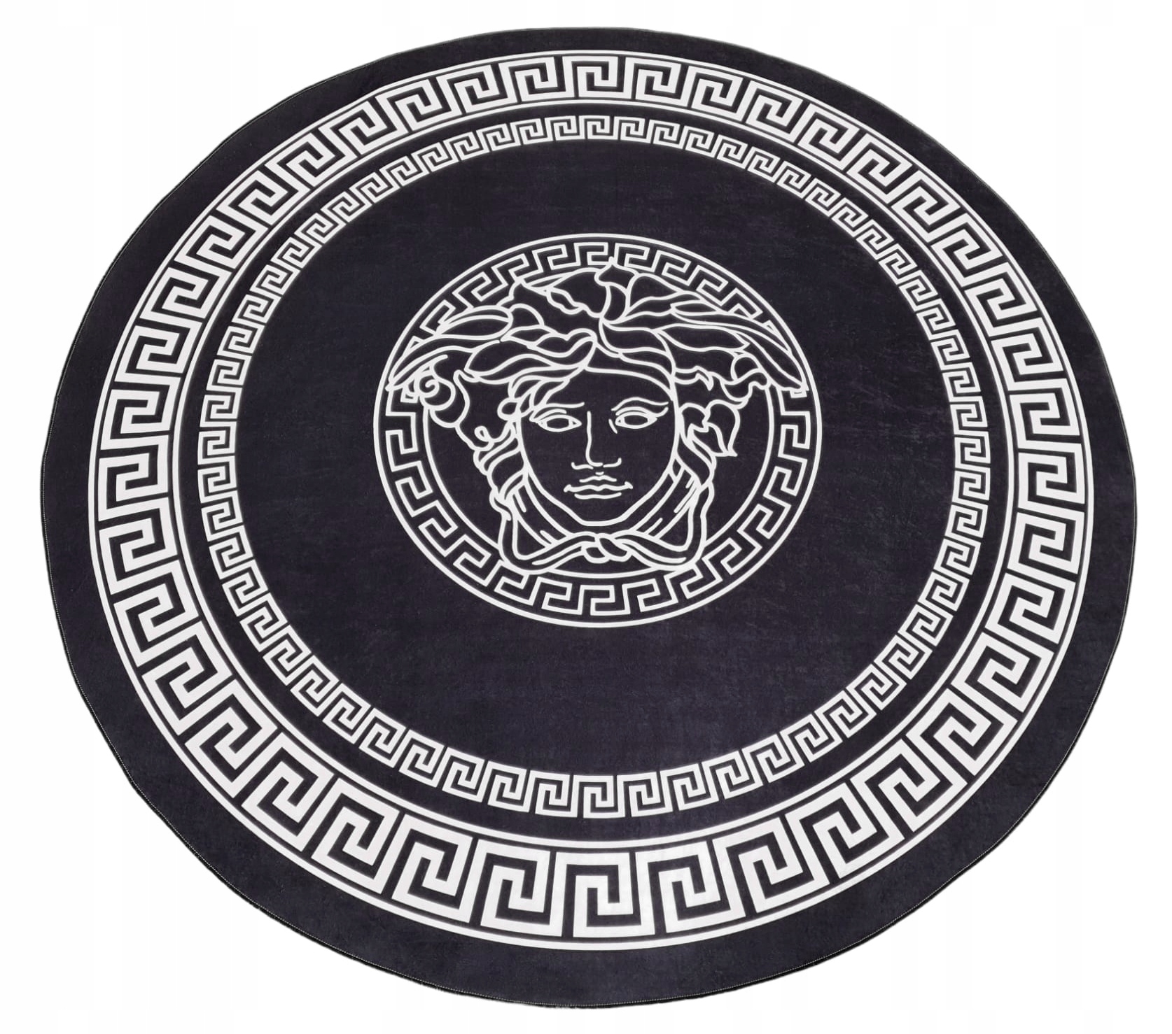

Dywan Digital Medusa czarno biała koło 160 grecki