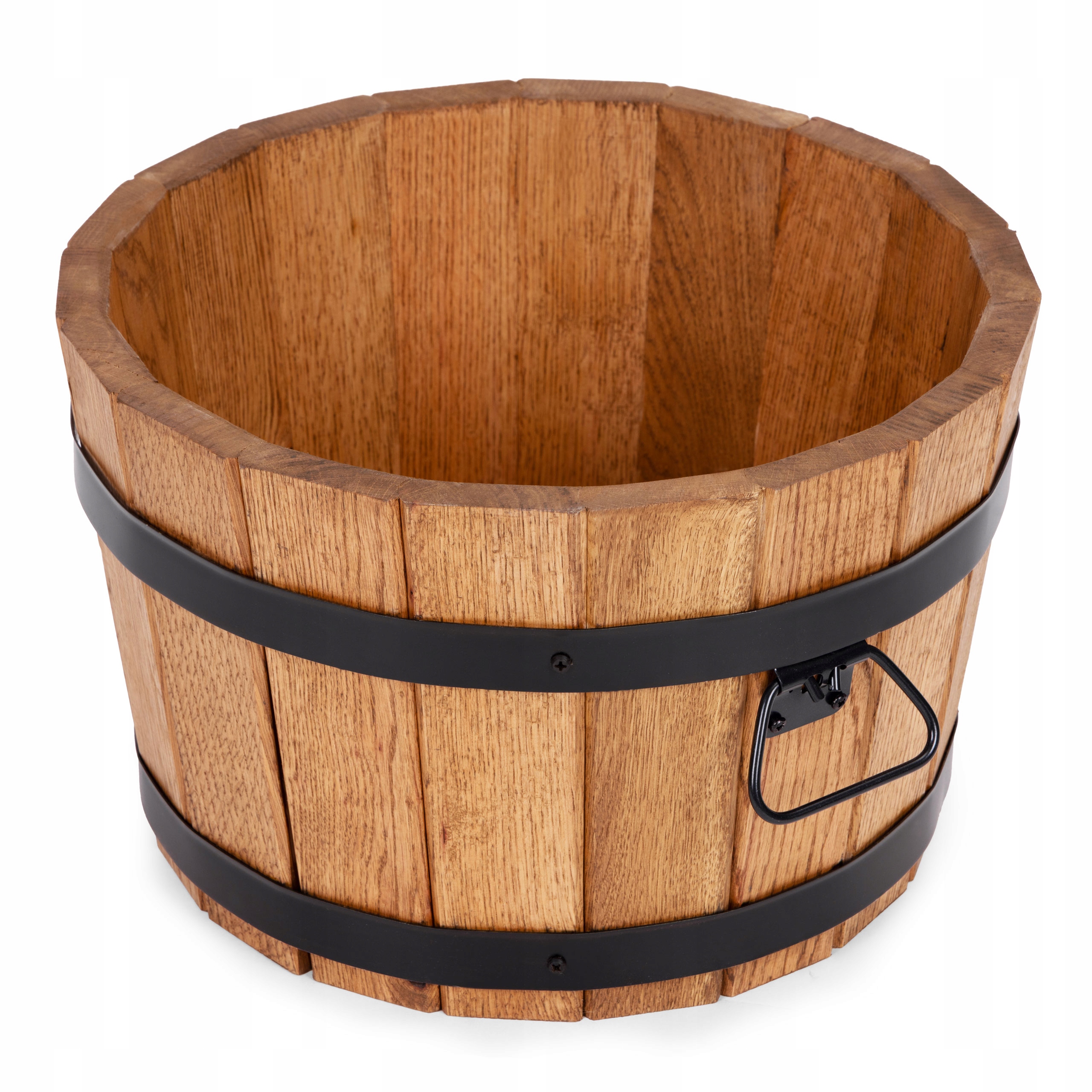 Záhradná Kvetináčka 50xH31 Dubová Veľká Nízka Balkónová Na Terasu