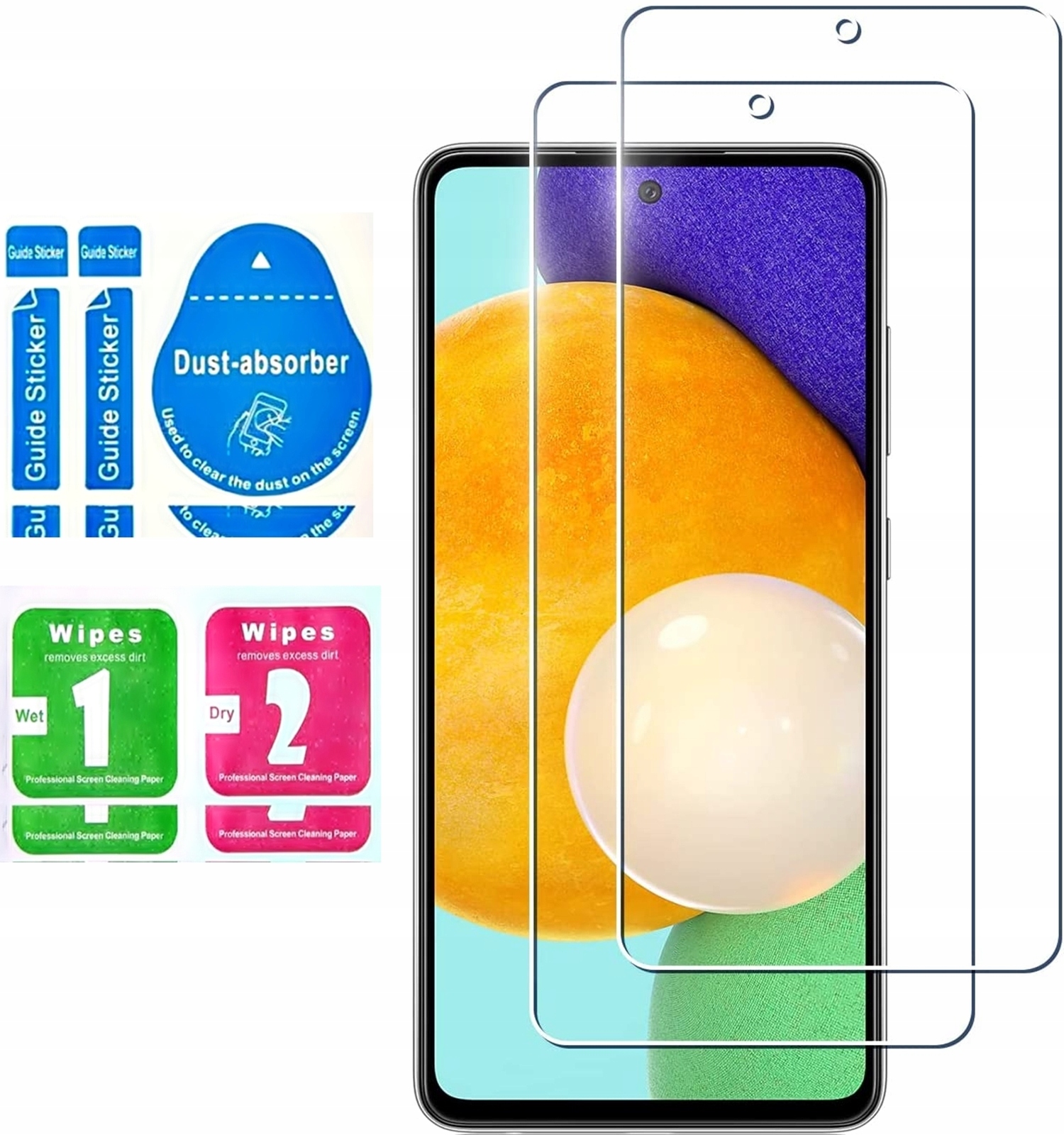 

2x Szkło Hartowane z Otworem do Samsung A52S A52