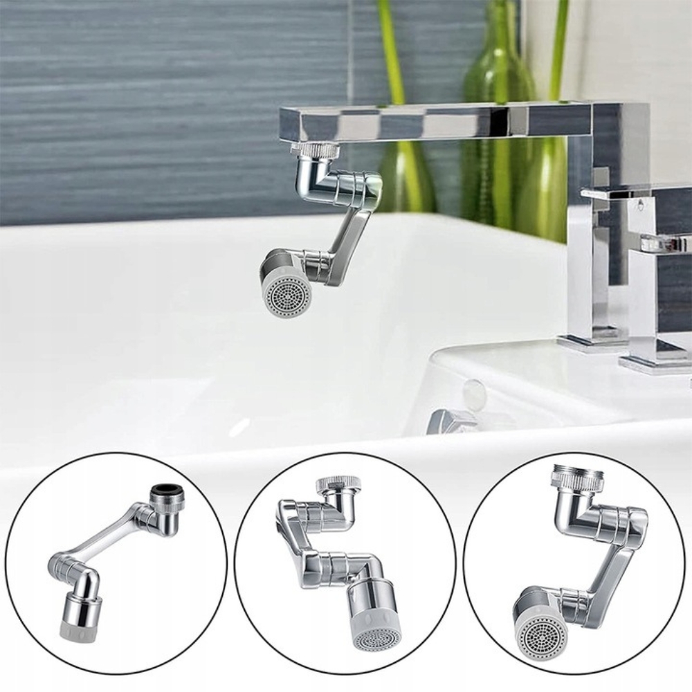 PRZEDŁUŻACZ KRANU KUCHENNEGO PERLATOR DO BATERII KUCHENNEJ AERATOR OBROTOWY Rozmiar gwintu M22x1 M24x1