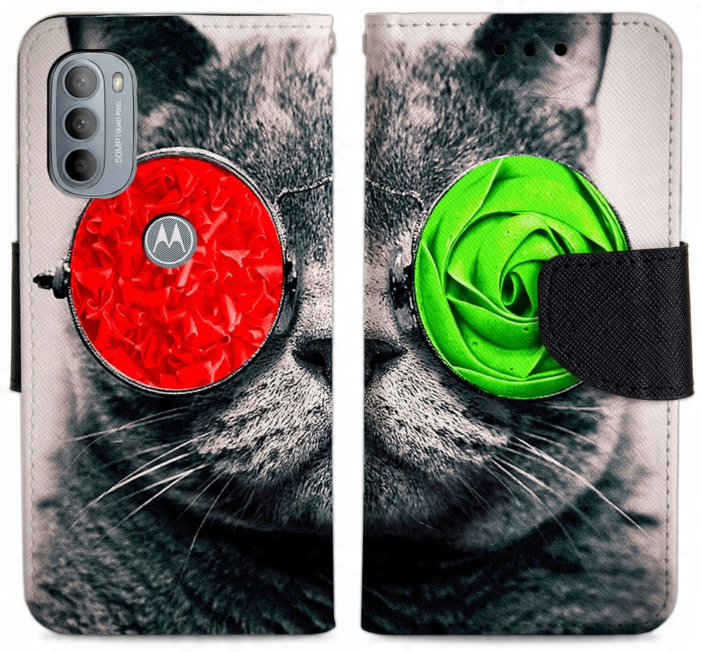 

Etui Portfel Do Motorola Moto G51 5G Szkło