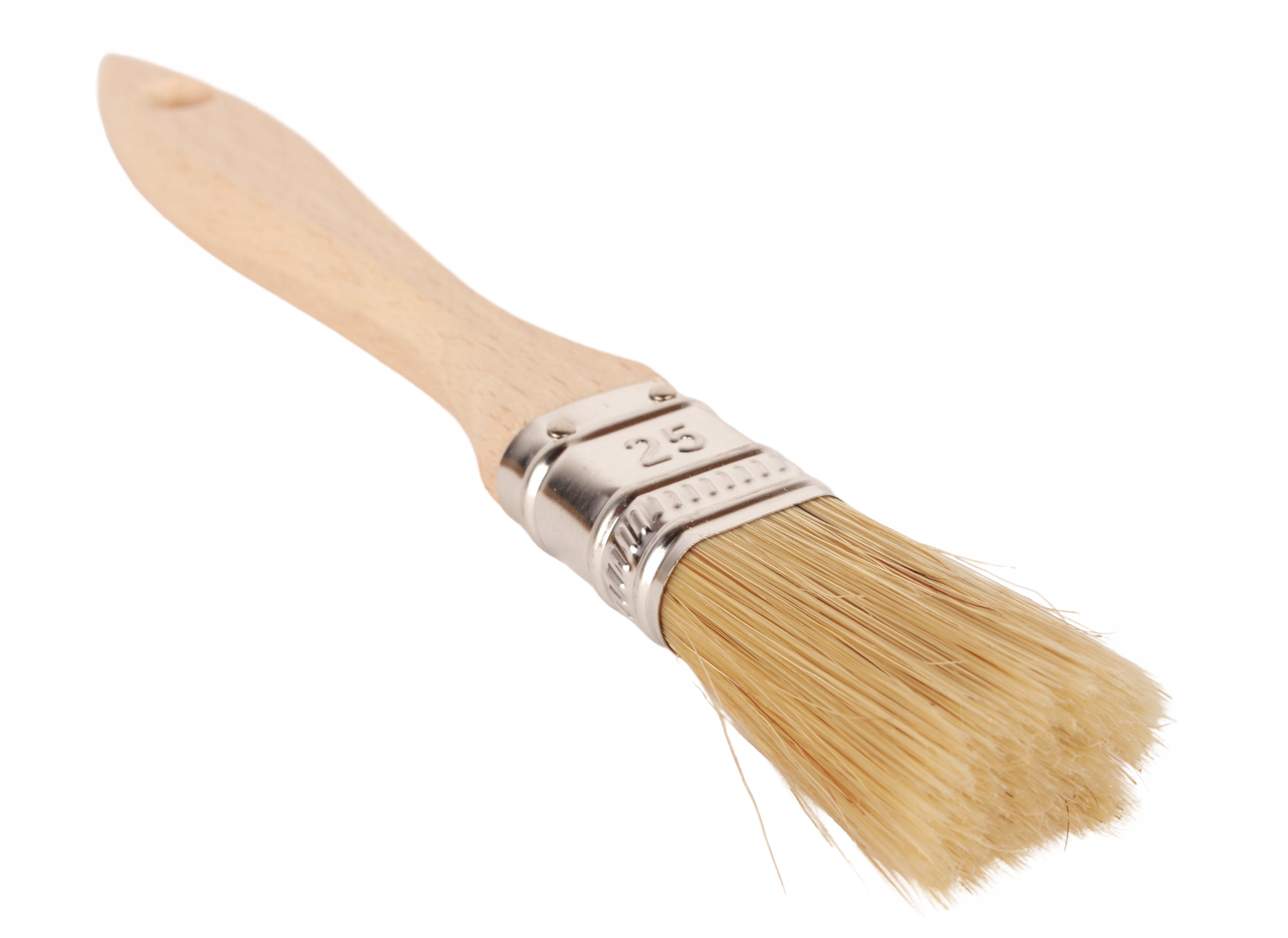PĘDZEL ANGIELSKI 25mm PŁASKI MALARSKI NATURALNY Marka Woodcarver