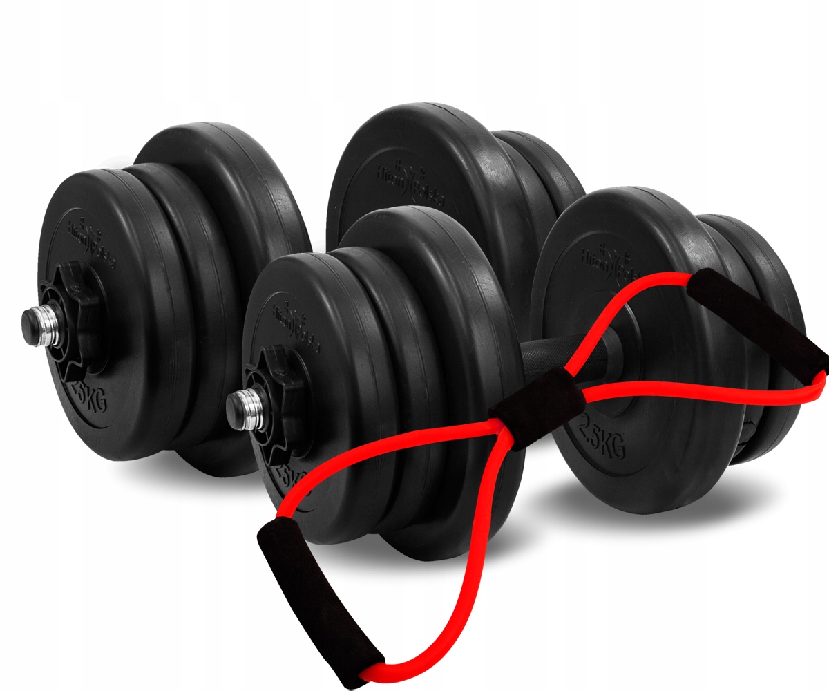 

Hantle 20KG Zestaw Hiton 2x10kg + Ekspander