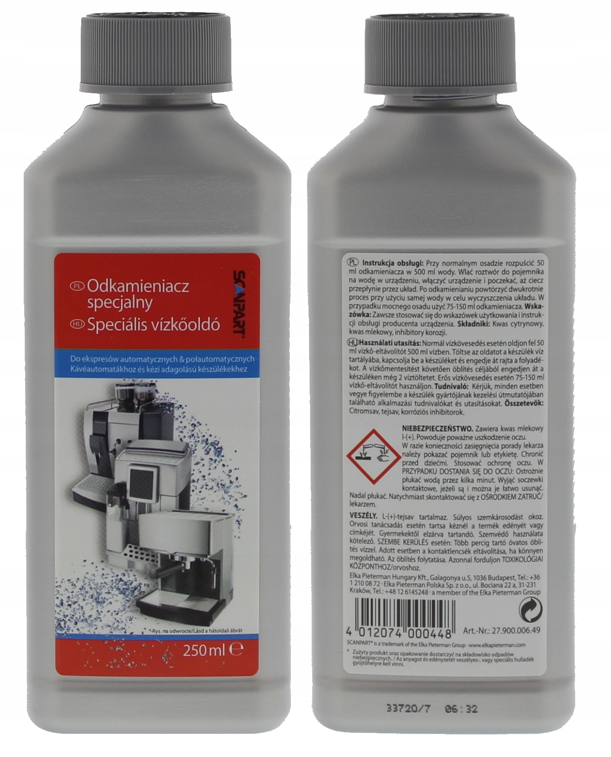 

Zamiennik odkamieniacz delonghi do ekspresu 250 ml