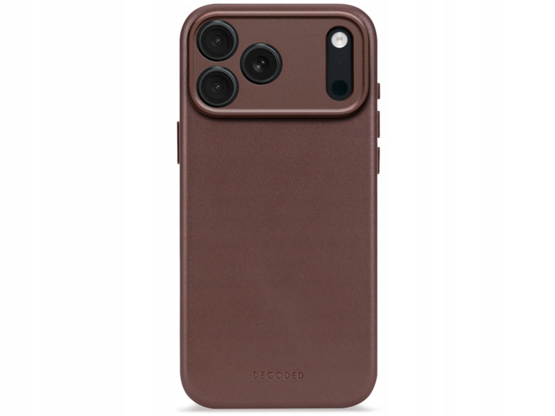 Etui Decoded Leather MagSafe do Apple iPhone 17 Pro Max Brązowy