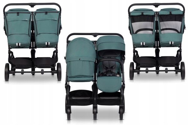 LEKKI WÓZEK DLA BLIŹNIĄT ROK PO ROKU GONDOLA POKROWCE AKCESORIA ECHO EASYGO Marka Easy Go