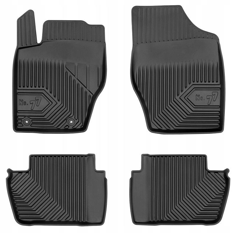 Citroen C4 1 2004-2010 Gumové Stěrače, Korýtka 77
