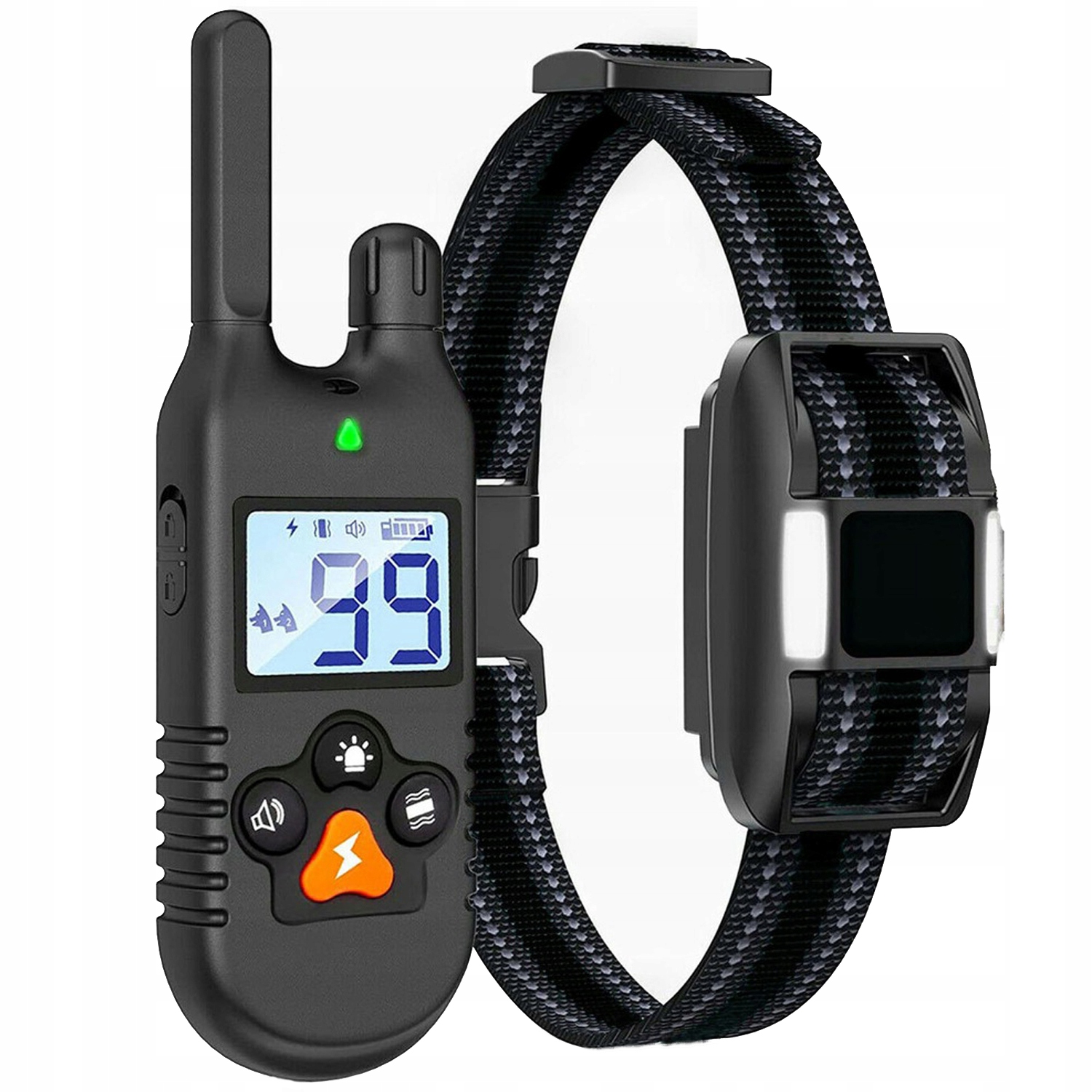 Elektrický Protištěkací Obojek Pro Psa, Efektivní, 900 M Dlouhý, Dálkový Ovladač