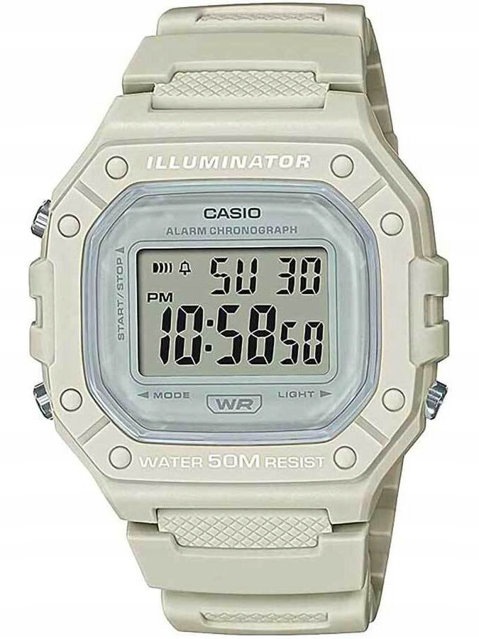 Unisex Hodinky Casio W-218HC-8A Box Gravírování