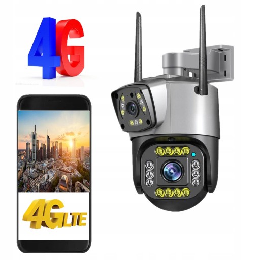 ZEWNĘTRZNA KAMERA IP NA KARTĘ SIM 5Mpx LTE 4G GSM