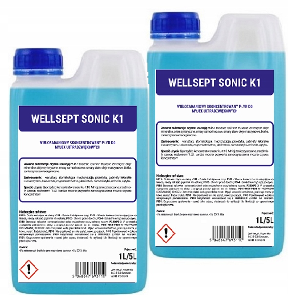 

Sonic płyn koncentrat do myjki ultradźwiękowej 2l