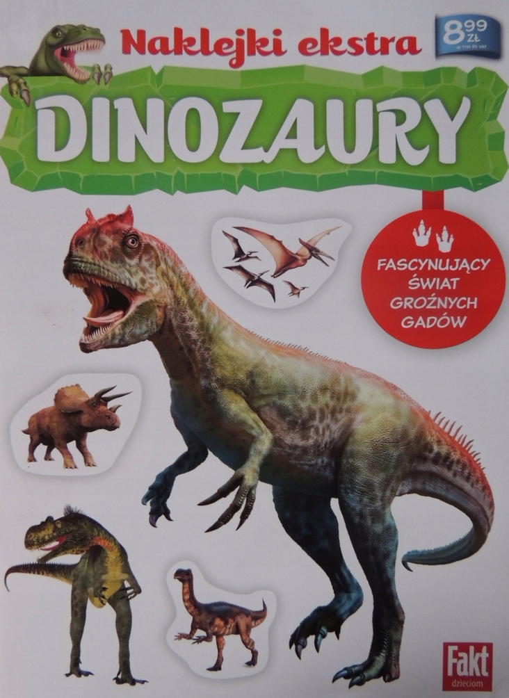 

Dinozaury Fascynujący świat gadów Naklejki