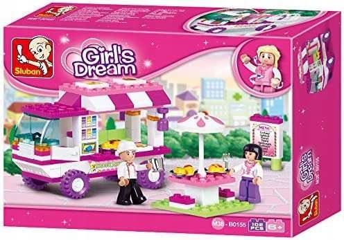 

Klocki 102EL Girl's Foodtruck Restauracja Sluban