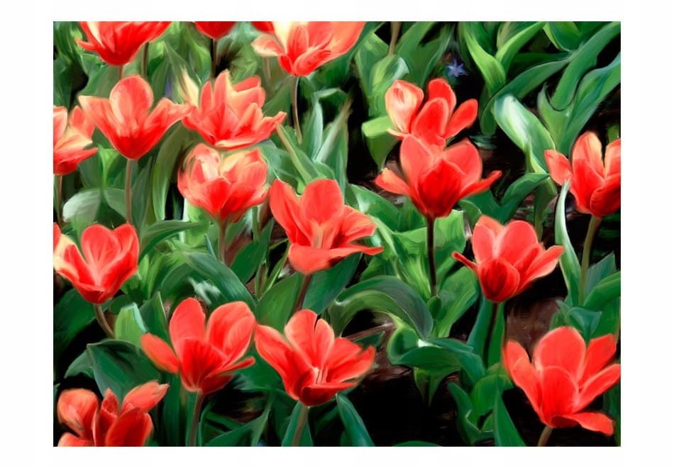 

Fototapeta - Painted flowers - 300X231