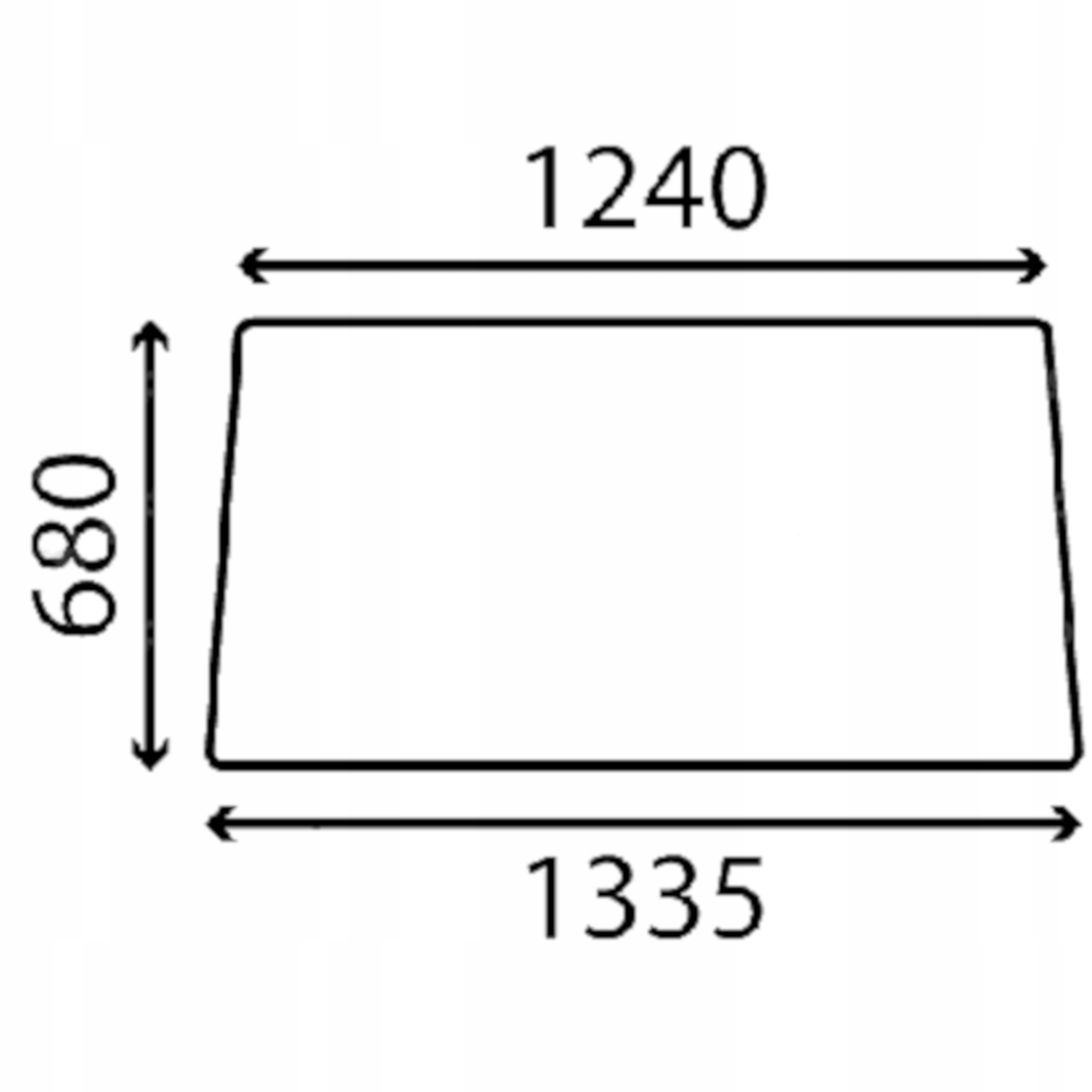 Volvo čelní sklo VOE11058872