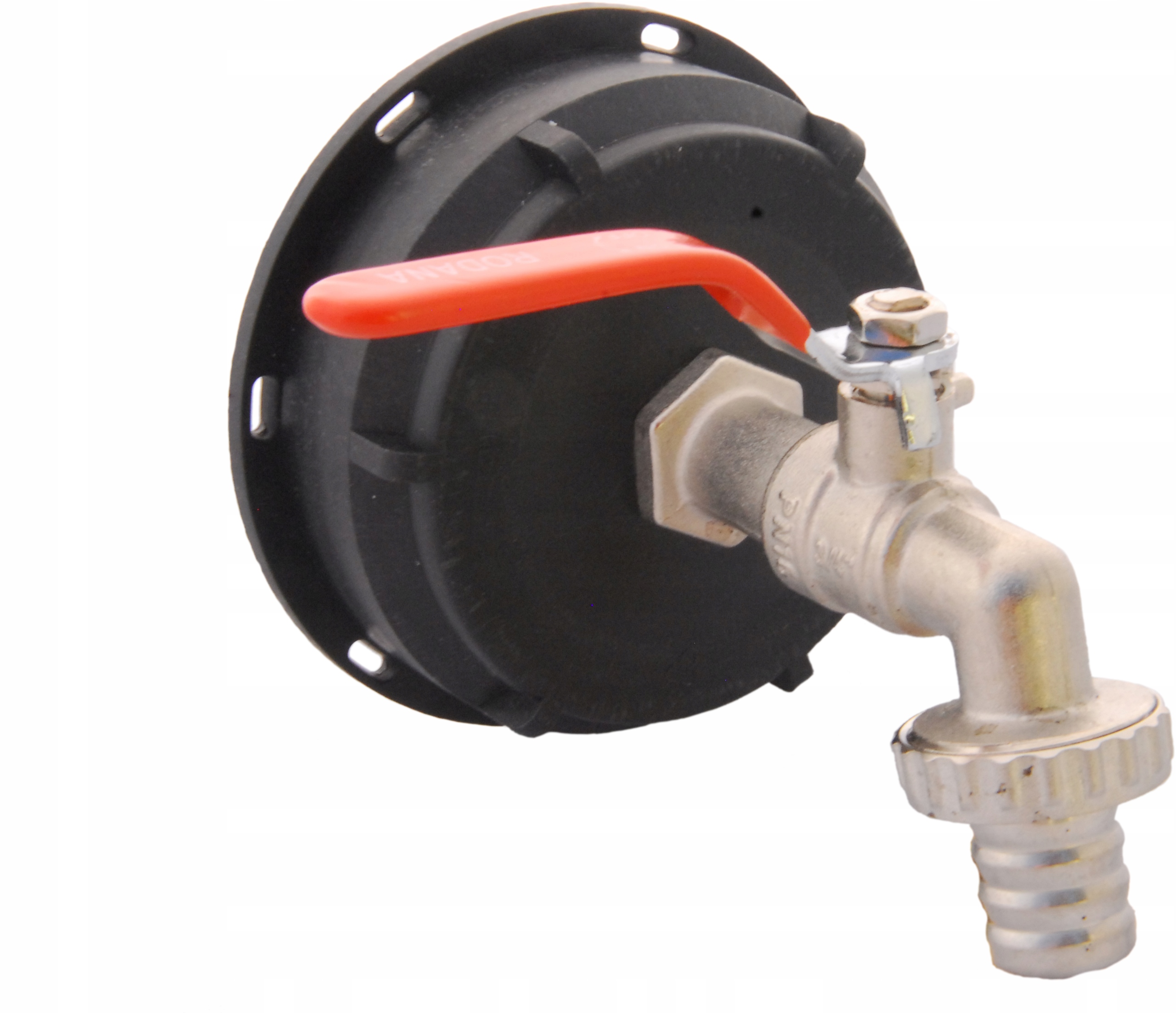 Metalowy Kran 3/4 cala Nakrętka 10cm Zbiornik 1000 Marka inna