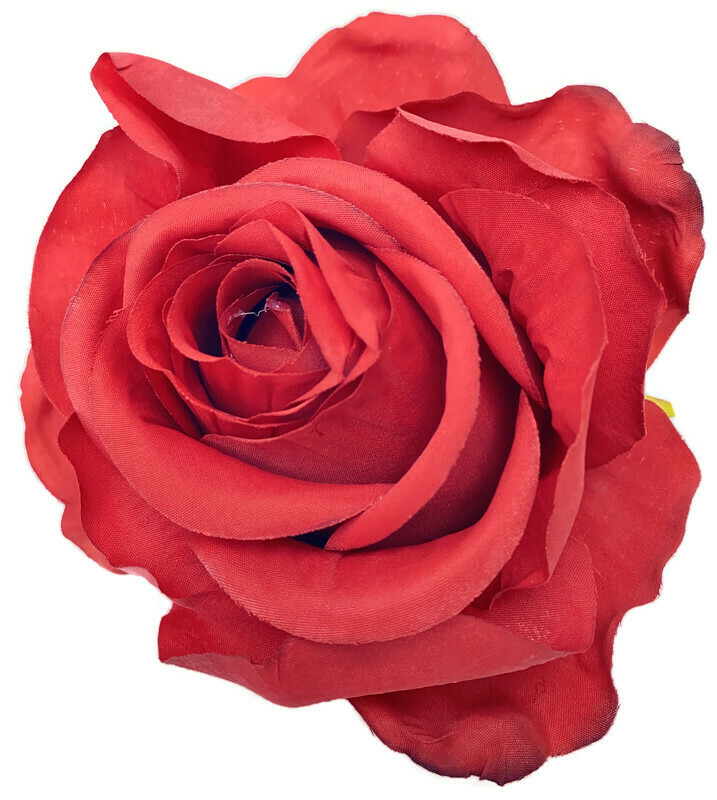 Róża Kwiat Główka Śr 9 CM Sztuczne Kwiaty