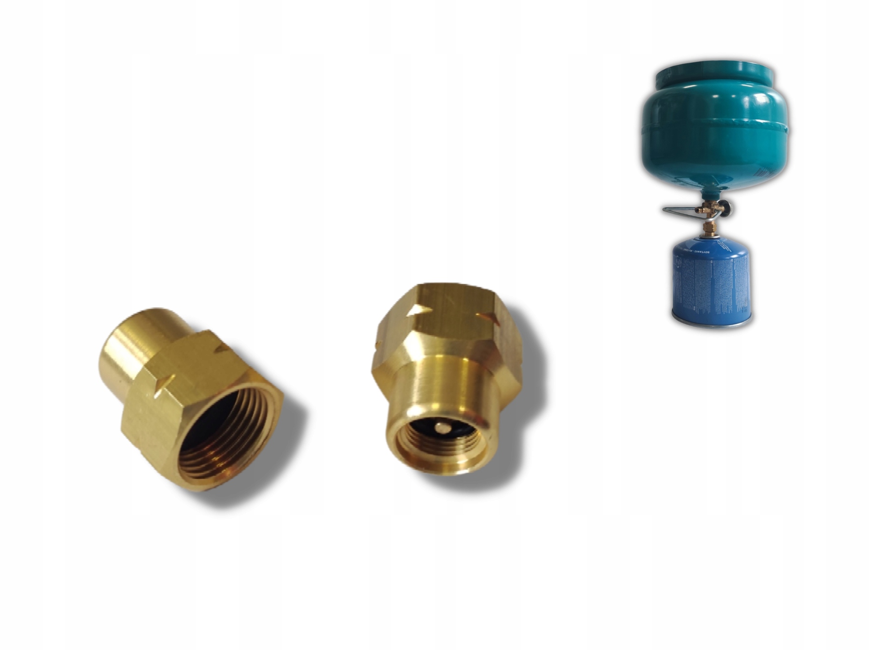 

Adapter nabijania kartuszy gazowych z gwintem 7/16