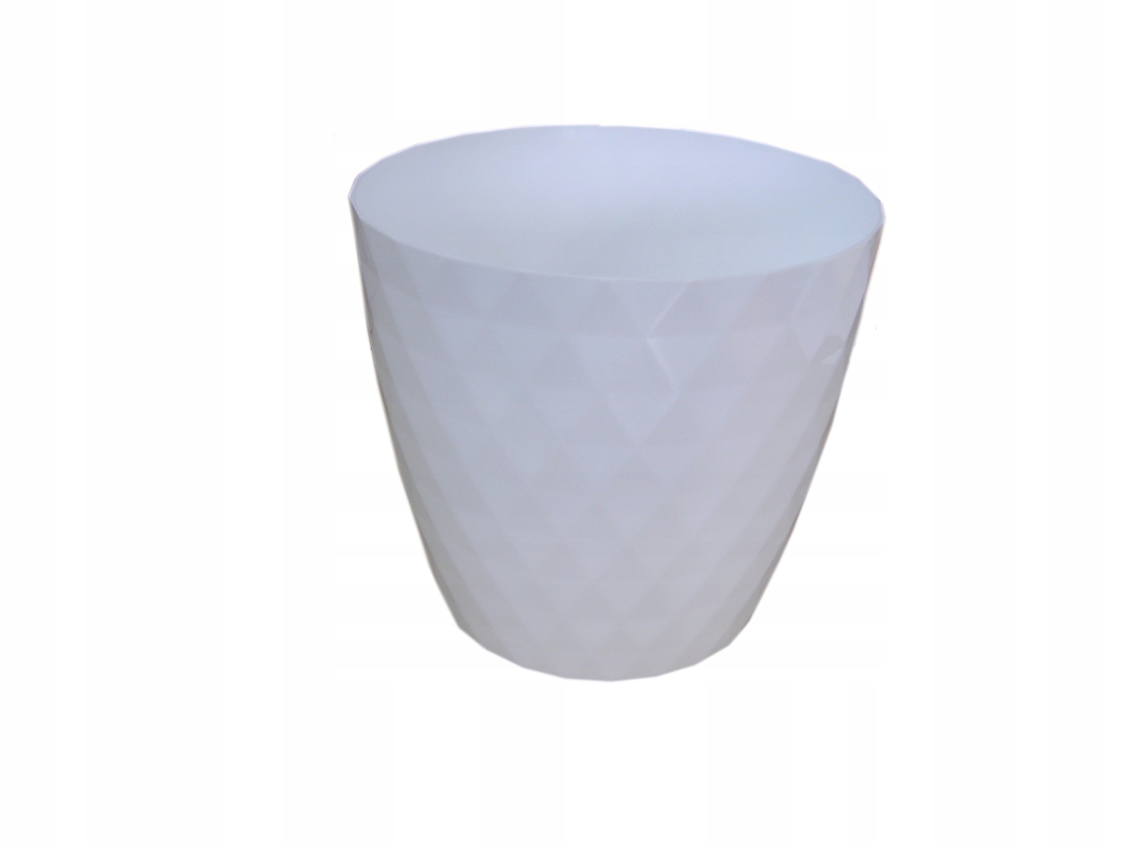 

Doniczka Cristal Biała DCRL16 Plastikowa