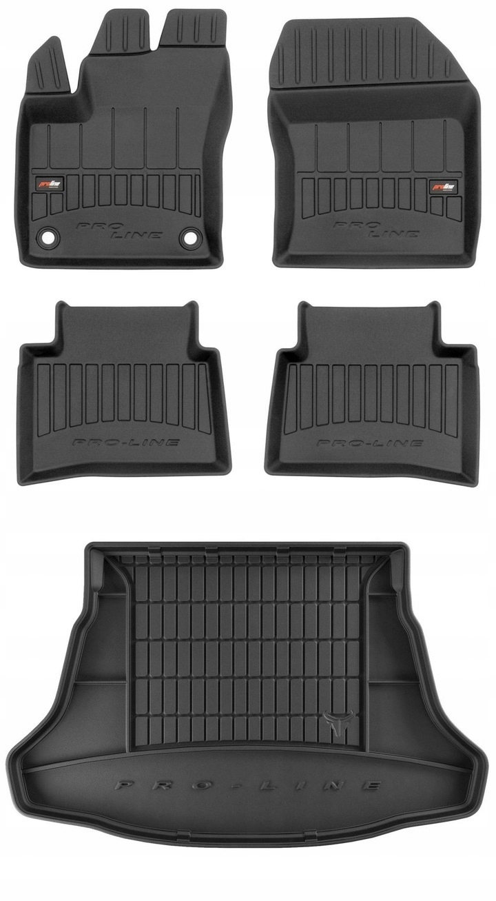 Set 3D gumové rohože Toyota Prius 4 Hb 2015-2023