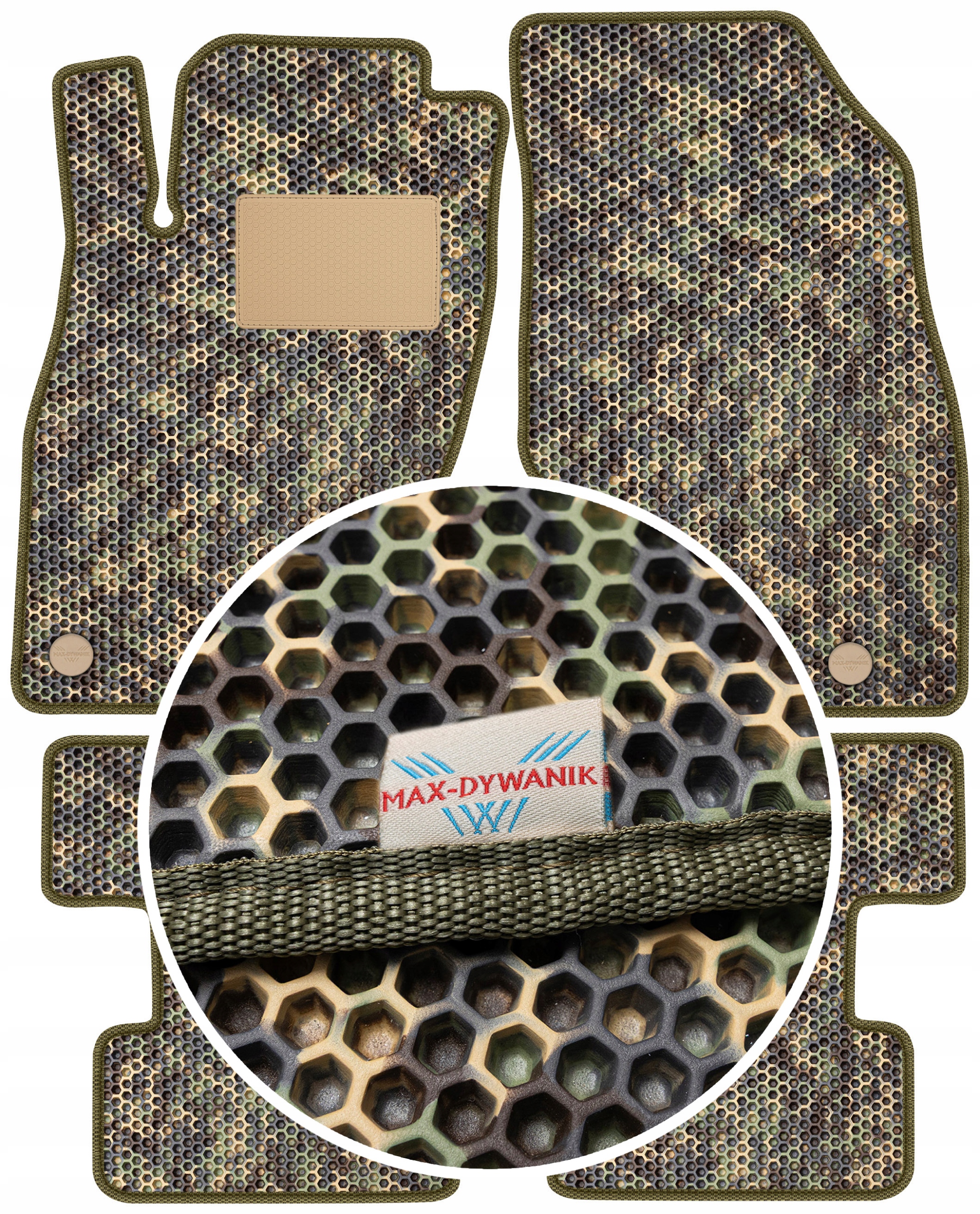 Opel Adam 2013-2019 Gumové rohože do auta Eva Moro