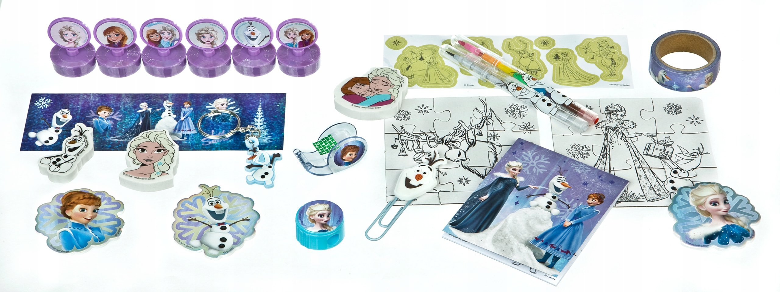 Адвент-календарь Frozen, 24 сюрприза: канцелярия и наборы для творчества — фото 3