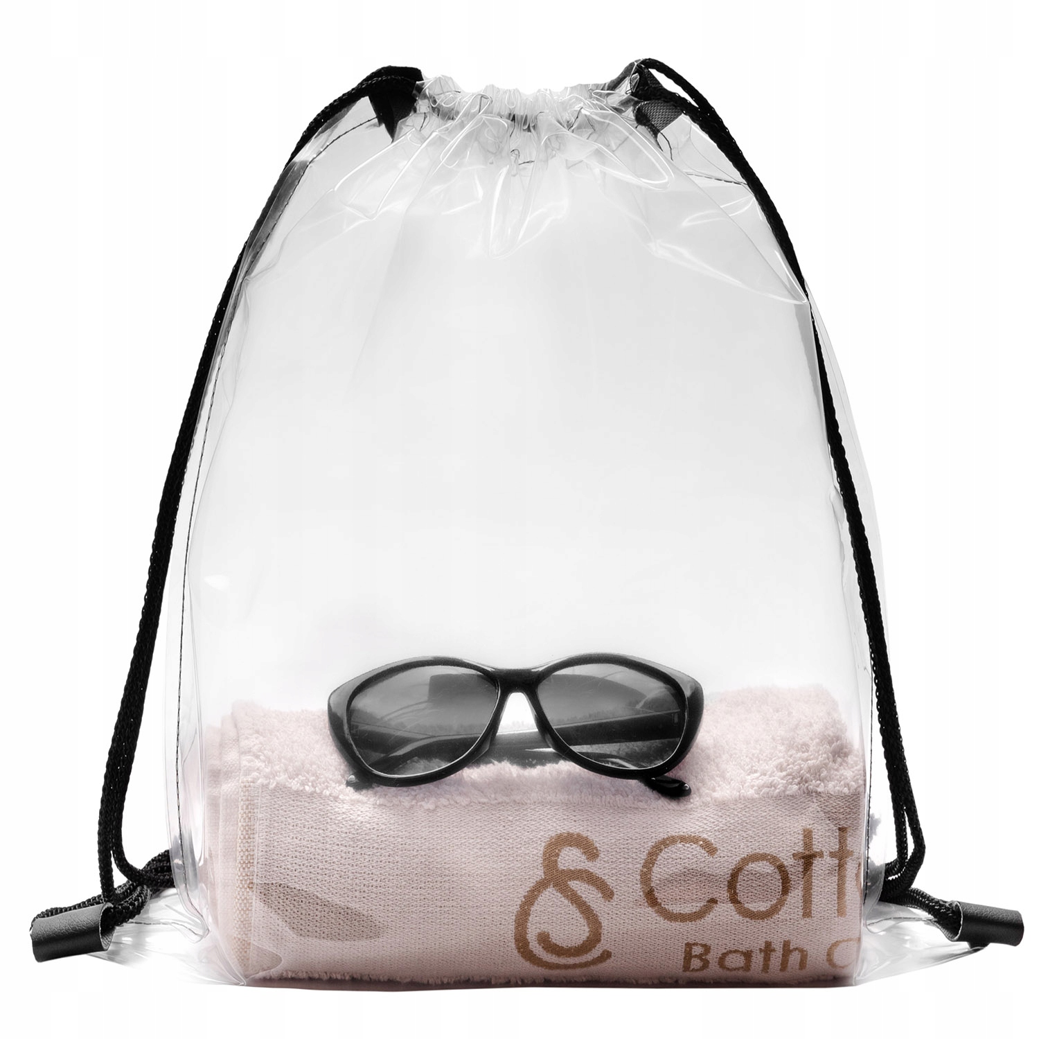 Worek Torba Plecak Plecaczek na Basen Stadion Przezroczysty Transparentny