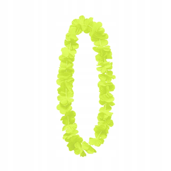 

Naszyjnik W Kwiaty Hawajski Żółty Kwiatki